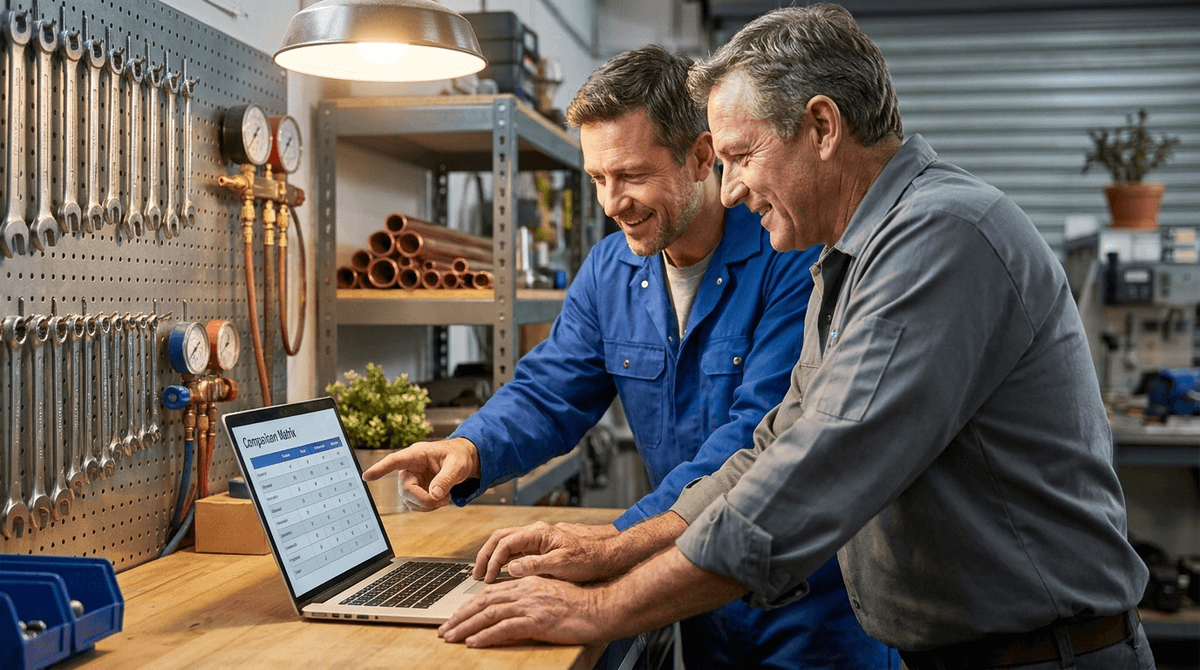 PropertyHQ vs FieldEdge: Which Is Better for HVAC and Plumbing Contractors?